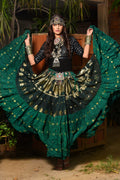 Green banarsi skirt WLS