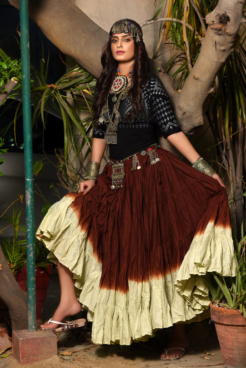 2 tone skirt