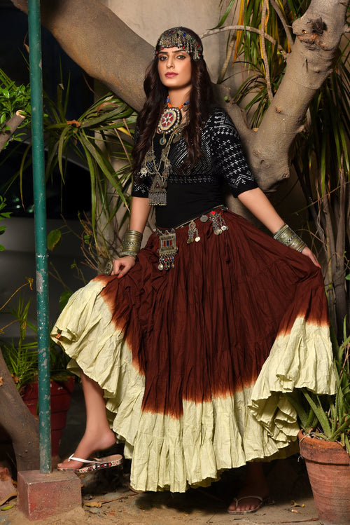 2 tone skirt WLS