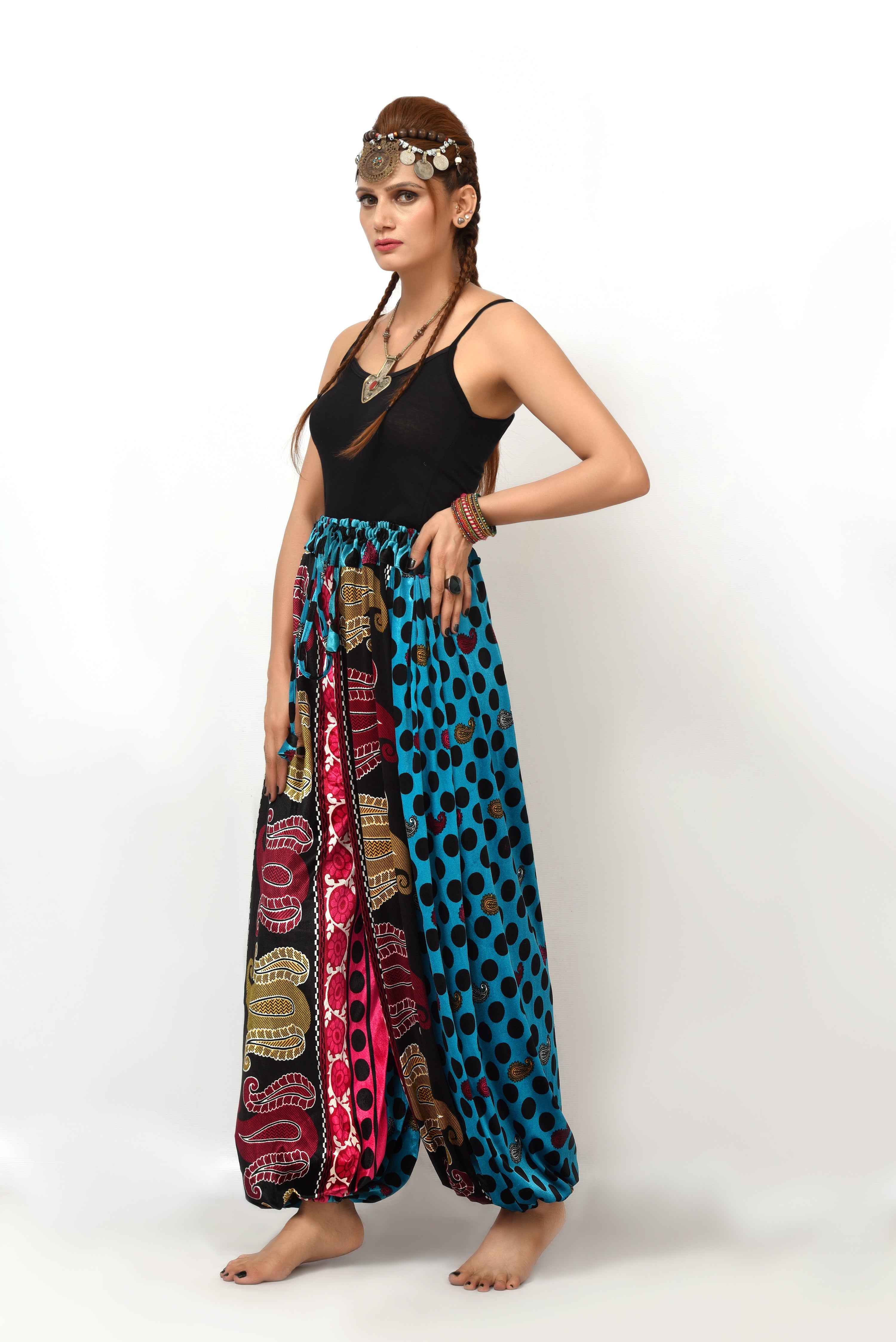 Bloomer printed velvet