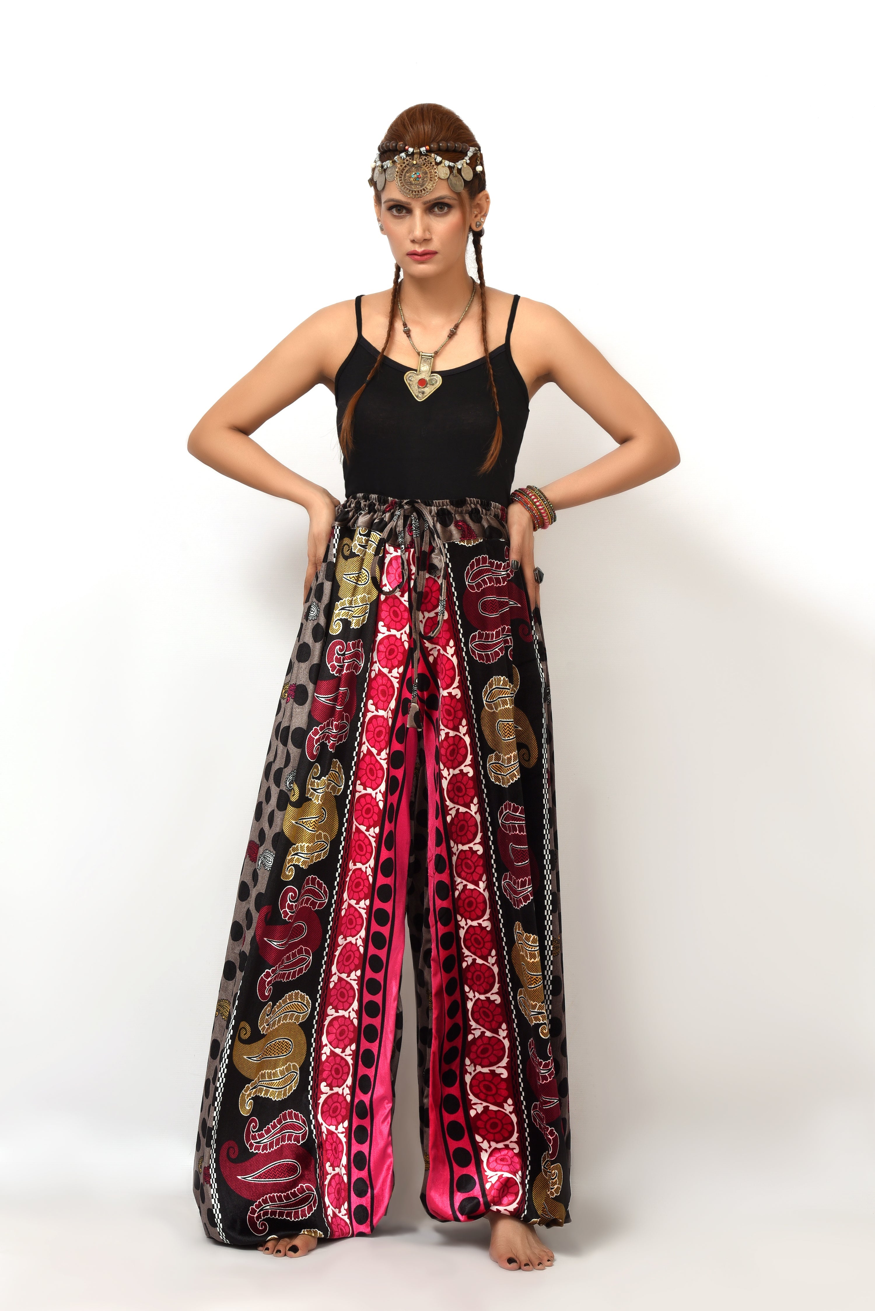 Bloomer printed velvet