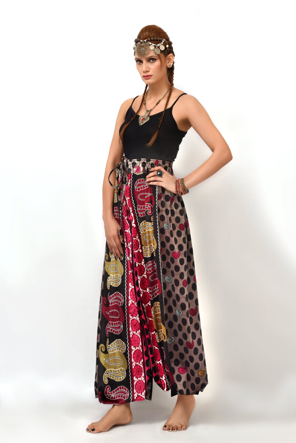 Bloomer printed velvet