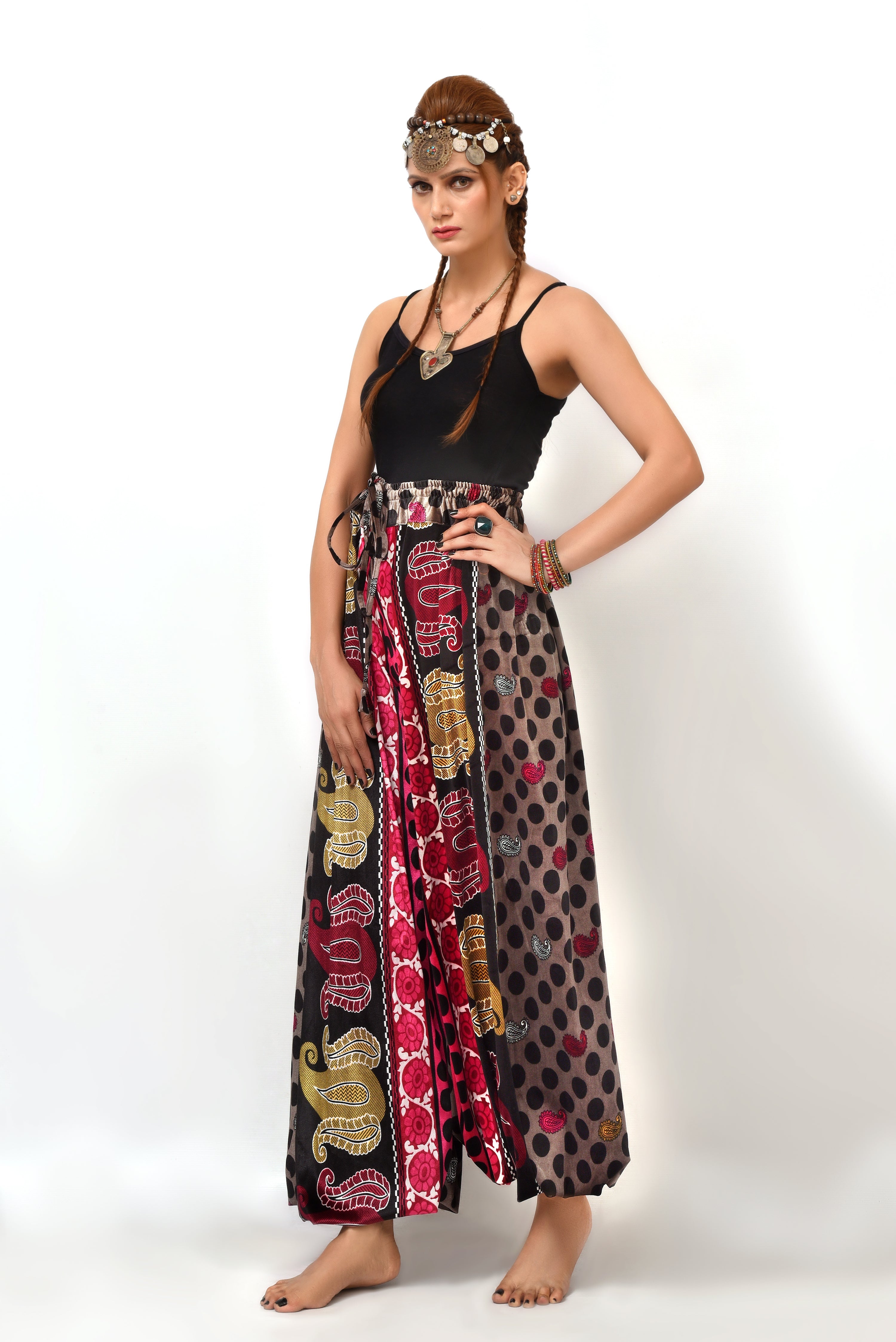 Bloomer printed velvet