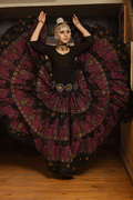 Block print skirt Persian WLS
