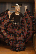 Block print skirt Sahar WLS