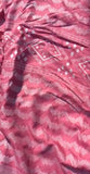 Block print Assuit pattern skirt pink/silver