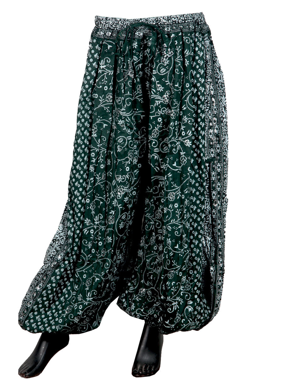 Jodha Maharani Bloomer 100% Cotton Dark green