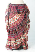 Digital Printed Skirt Floral Moon