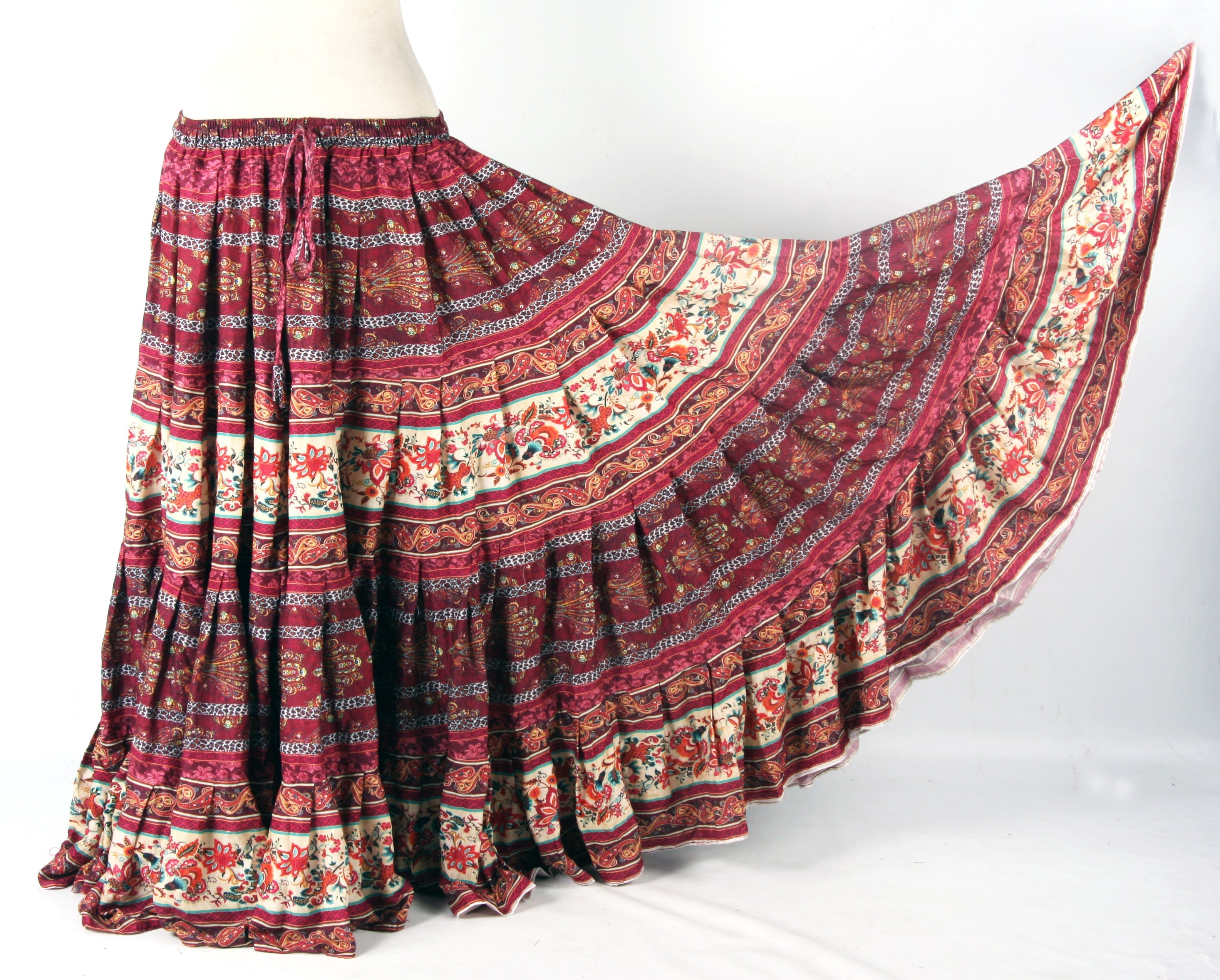 Digital Printed Skirt Floral Moon WLS