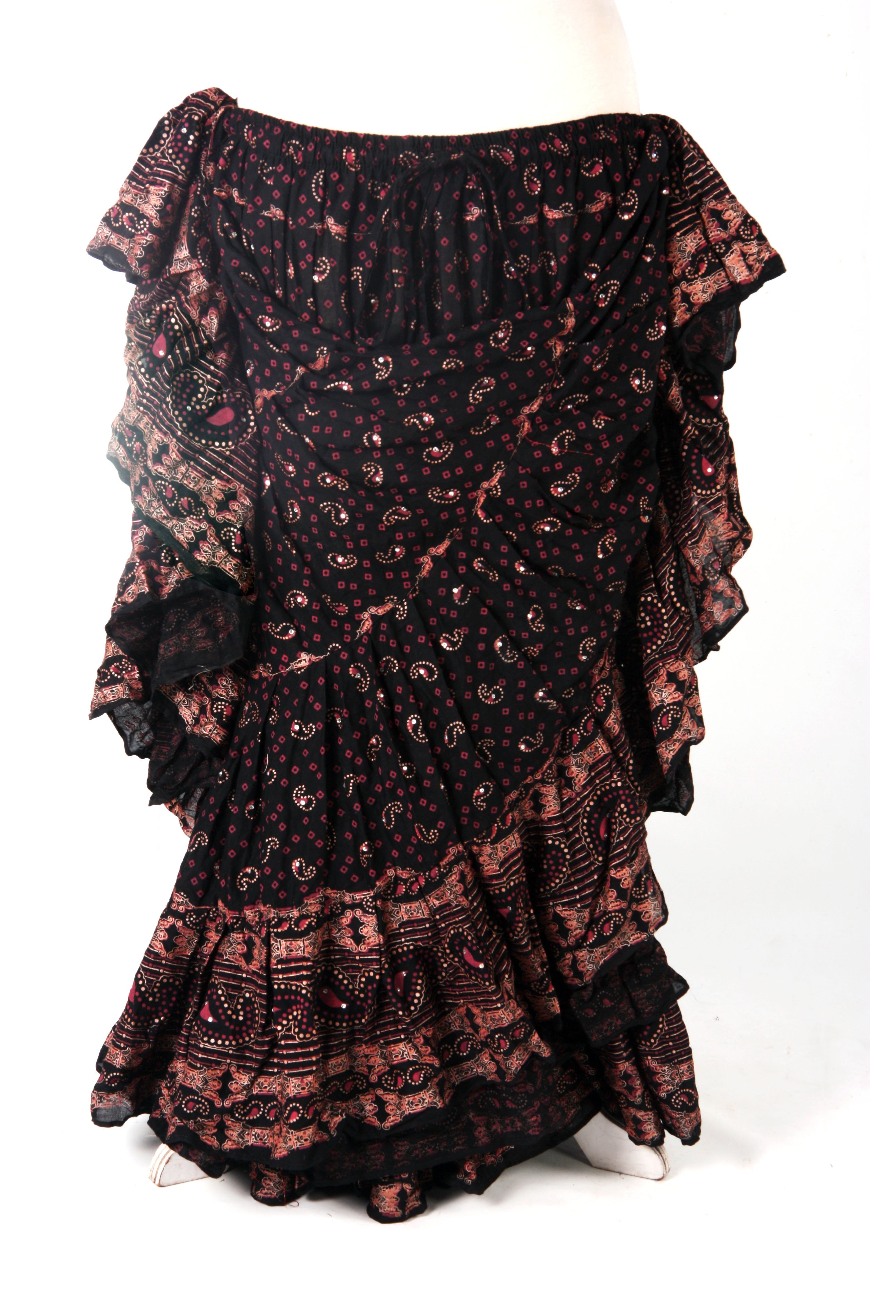 Block Print Skirt Majestic
