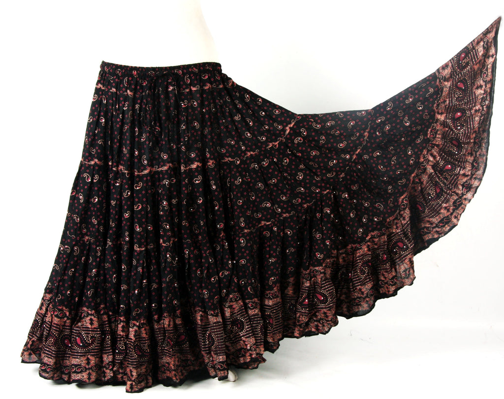 Block Print Skirt Majestic
