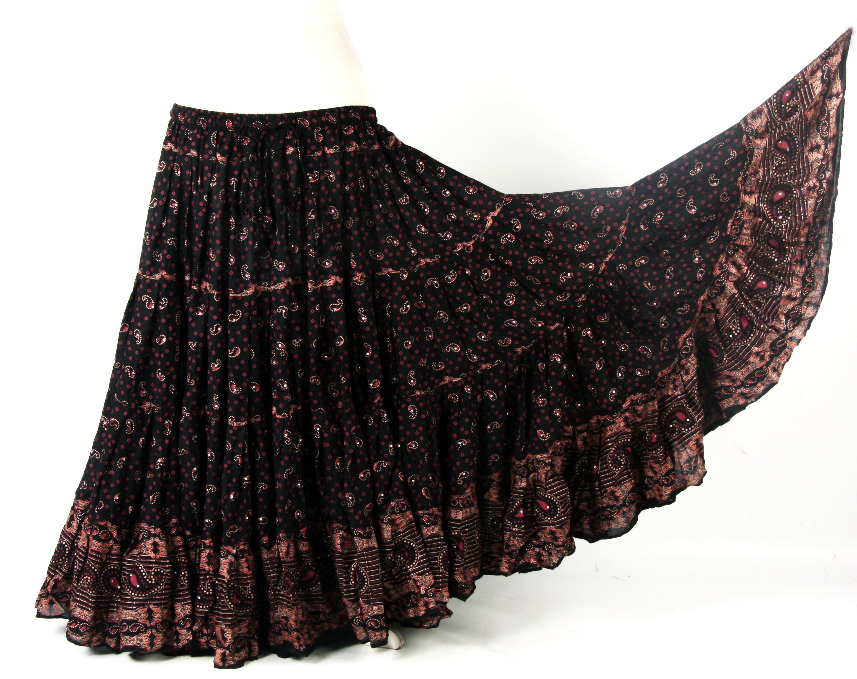 Block Print Skirt Majestic