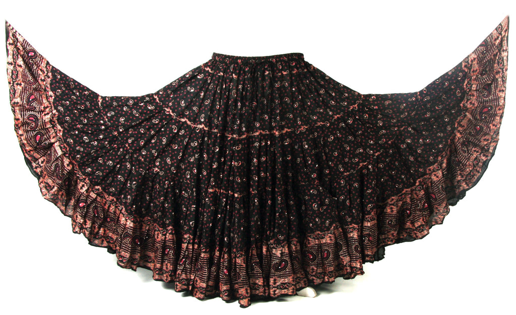 Block Print Skirt Majestic