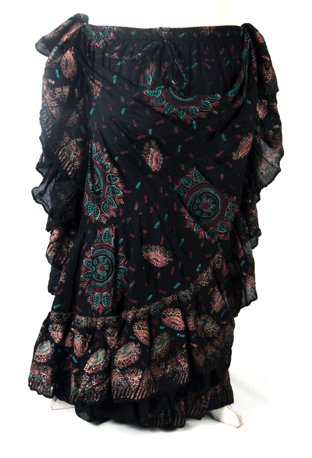 Block Print Skirt Bamboo