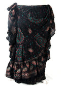 Block Print Skirt Bamboo