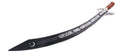 Beginner Belly dance Sword Black With Silver Design WS