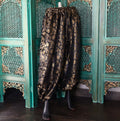 bloomer banarsi black/gold