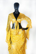 Lurex Tie on top yellow WS