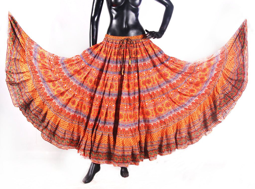 Digital Printed Skirt clementine