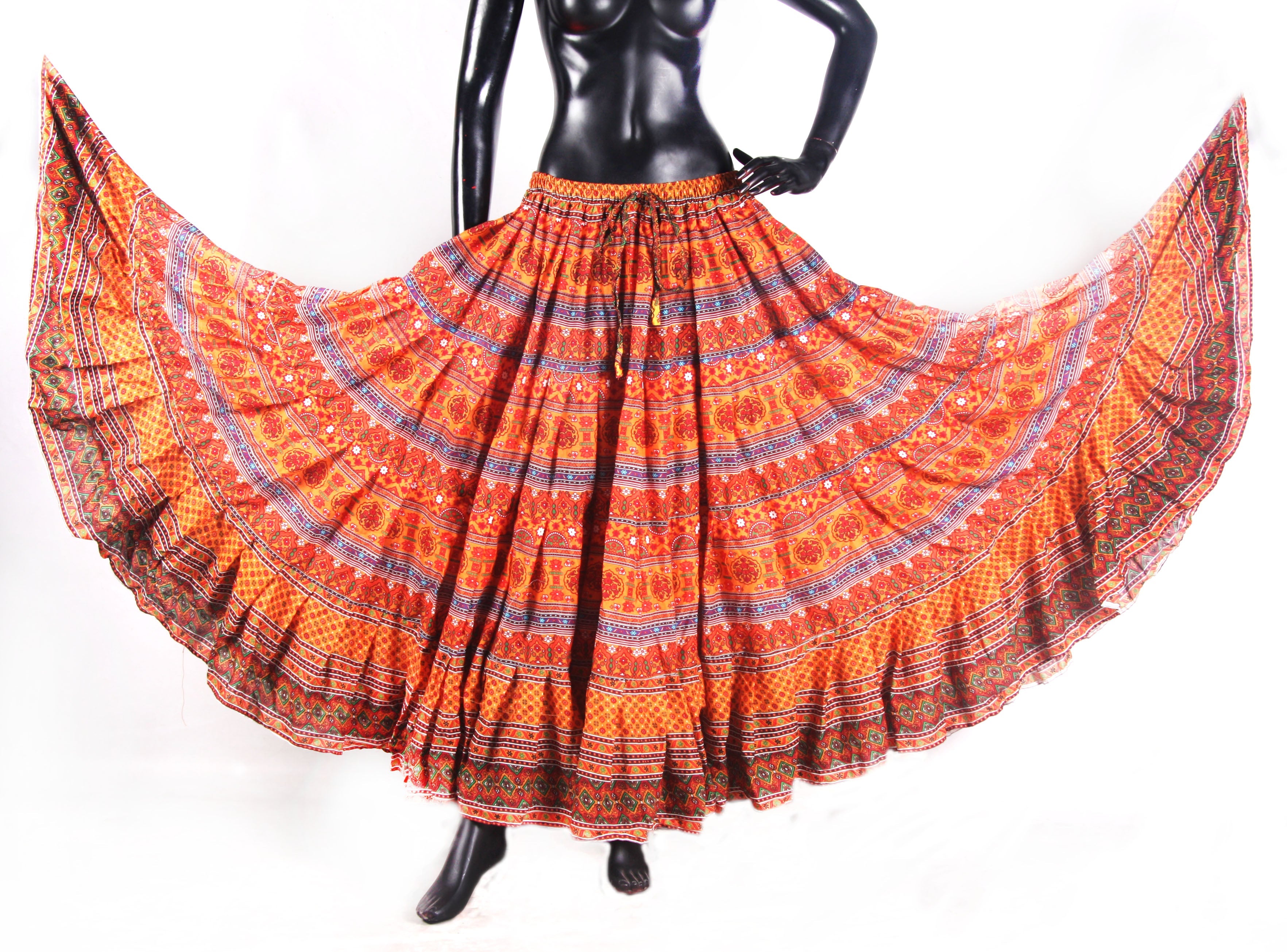 Digital Printed Skirt clementine