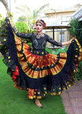 Tribal banarsi skirt sunset WLS