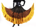 Jaquard bindi skirt black /Brown/Yellow Mustard WLS