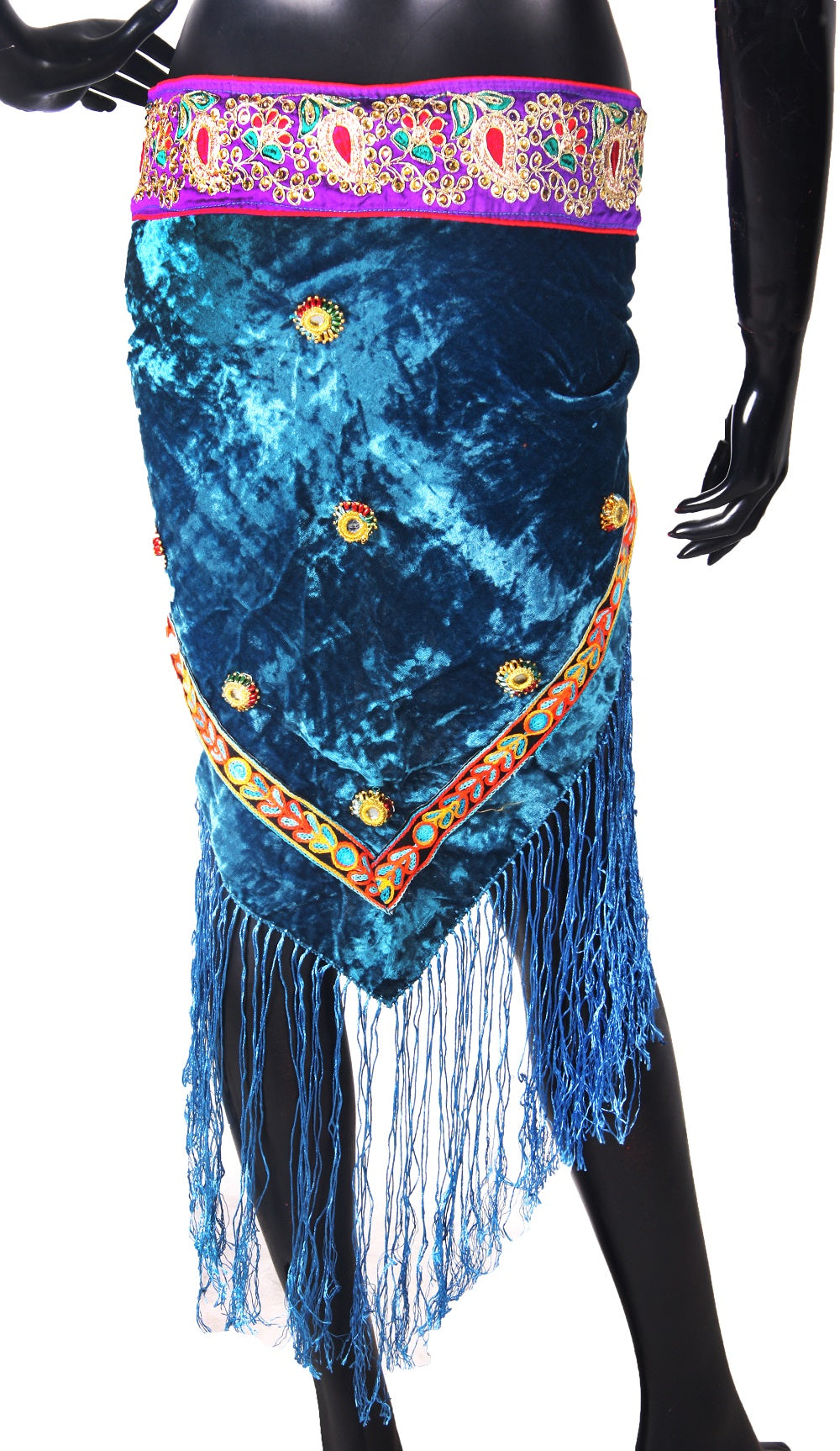 Mirror Hip scarf Blue