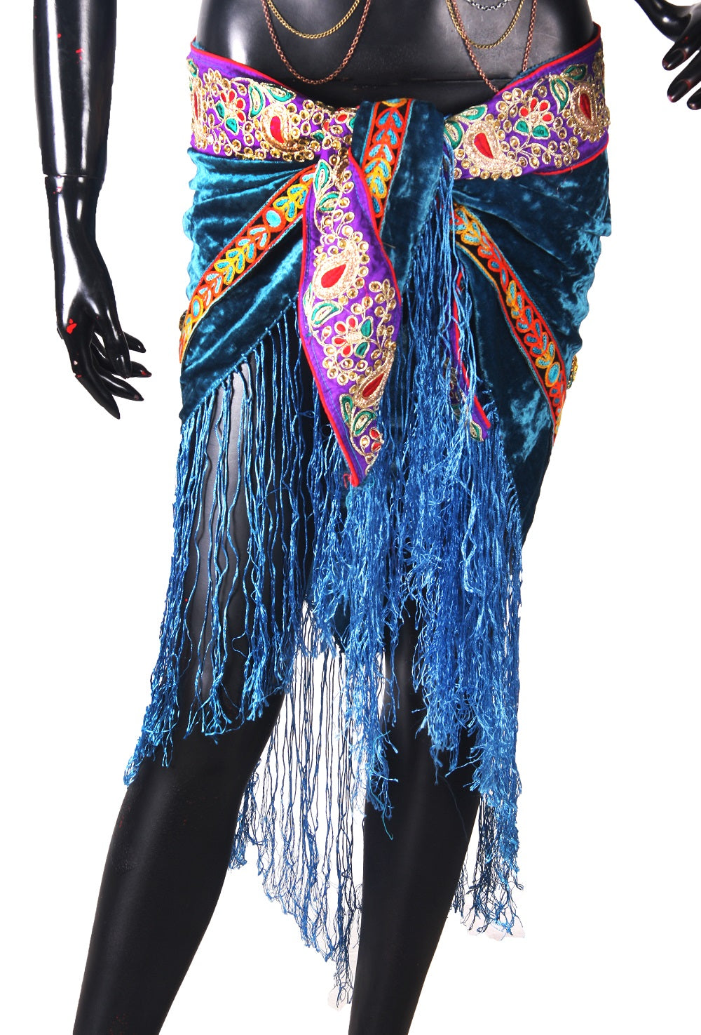 Mirror Hip scarf Blue