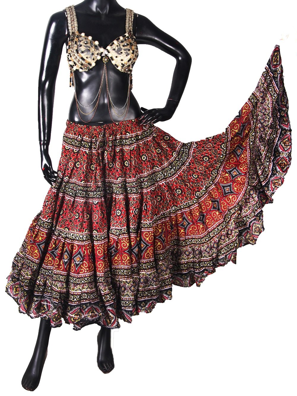 Block Printed Skirt Hyderabadi WLS