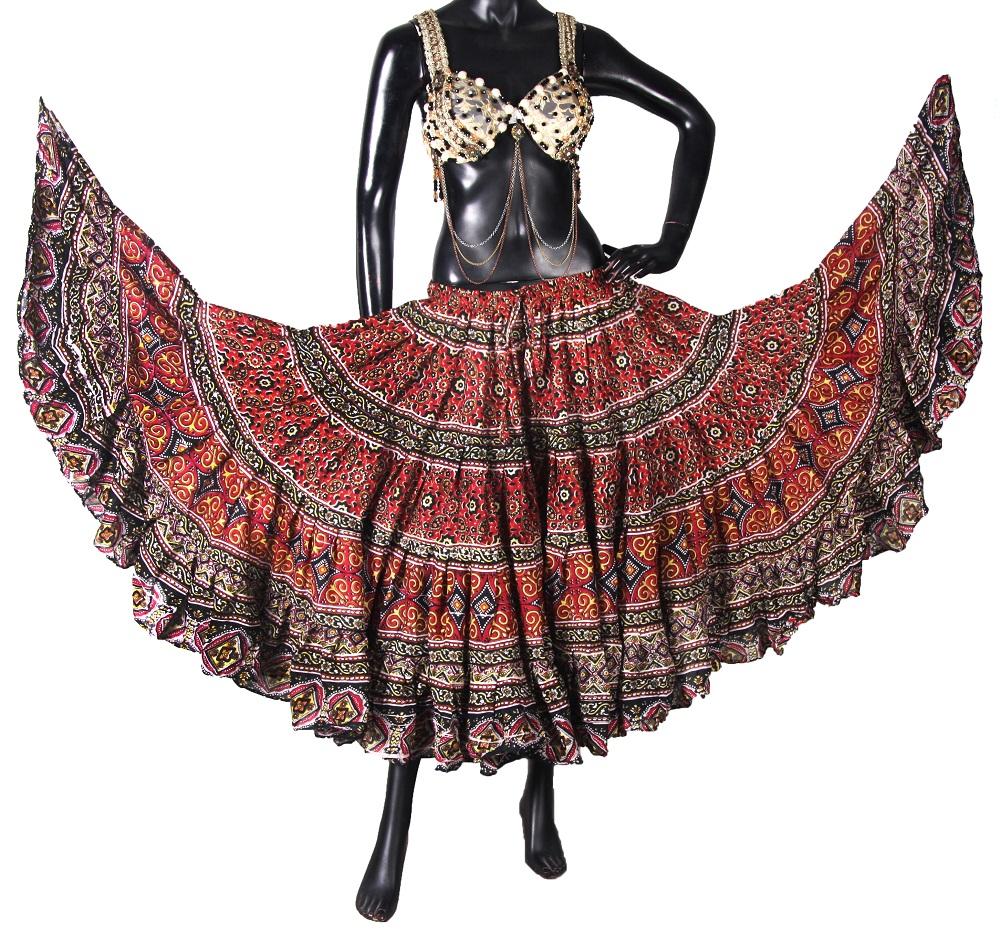 Block Printed Skirt Hyderabadi WLS