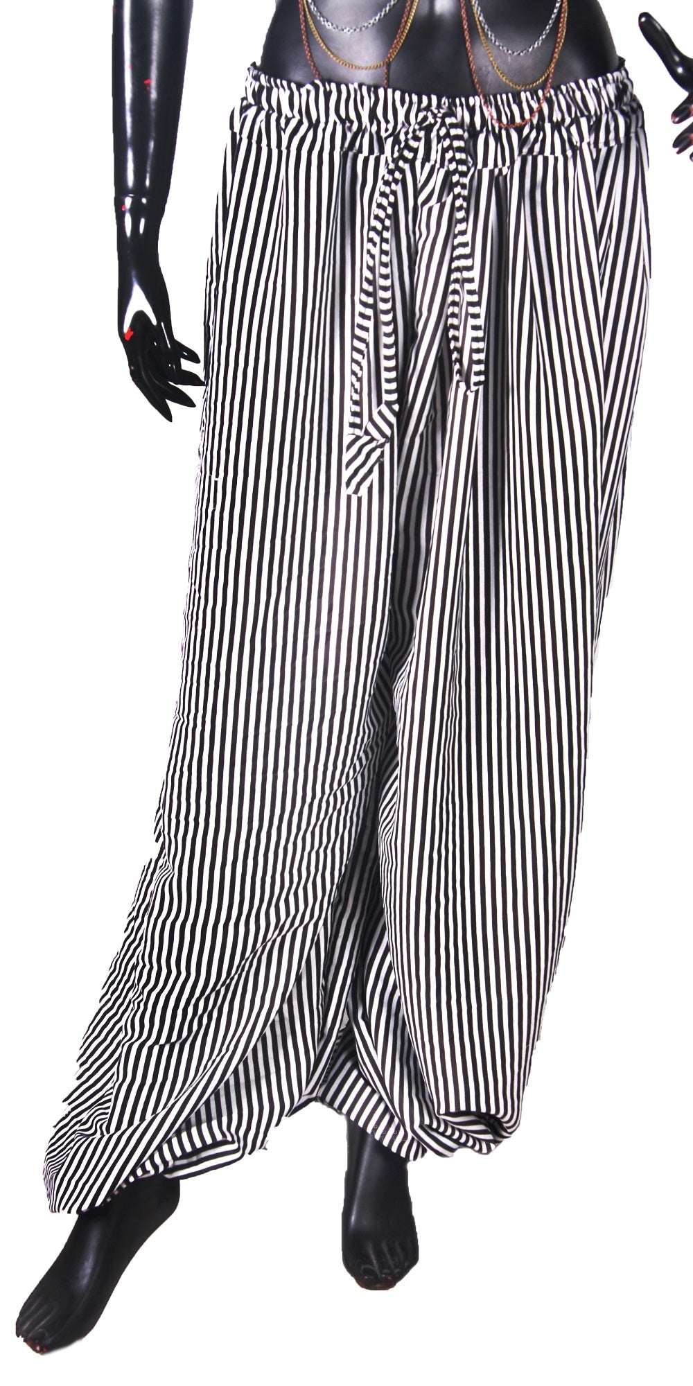 Bloomers Made From Stripe fabric Steampunk Look