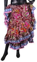 Block Print Skirt Paisley design