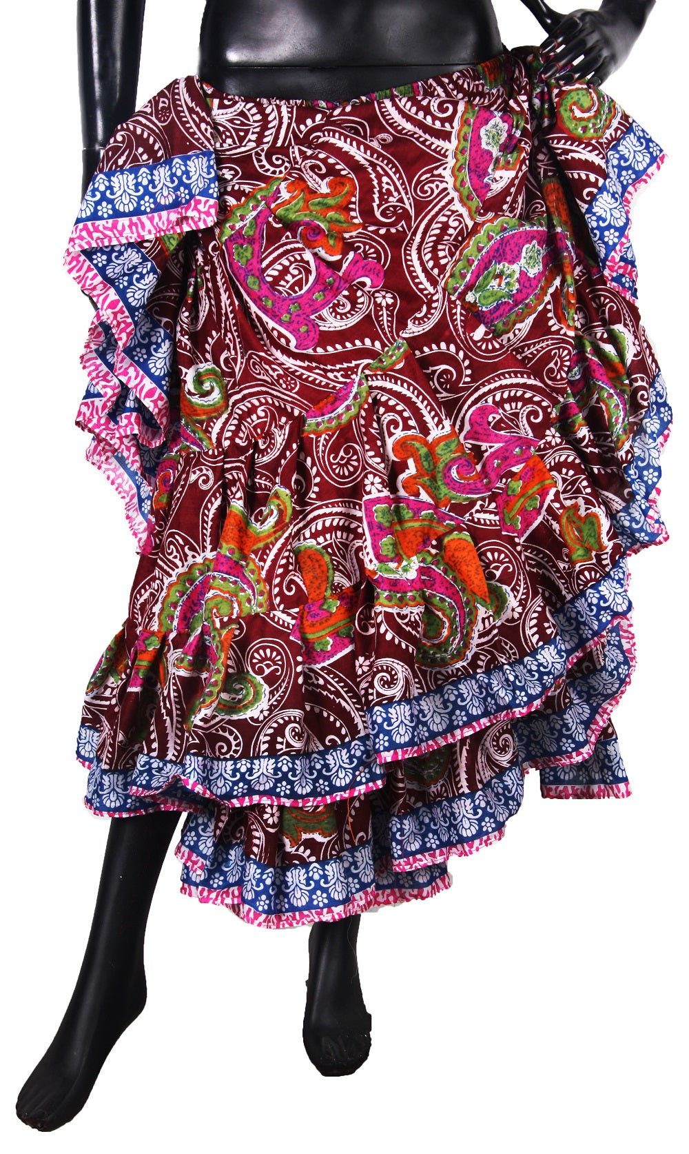Block Print Skirt Paisley design