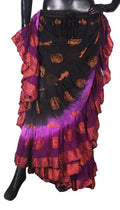 Jaquard bindi Skirt Black/magenta WLS
