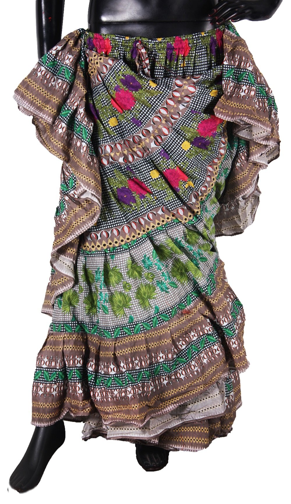 Digital Printed Skirt GREEN