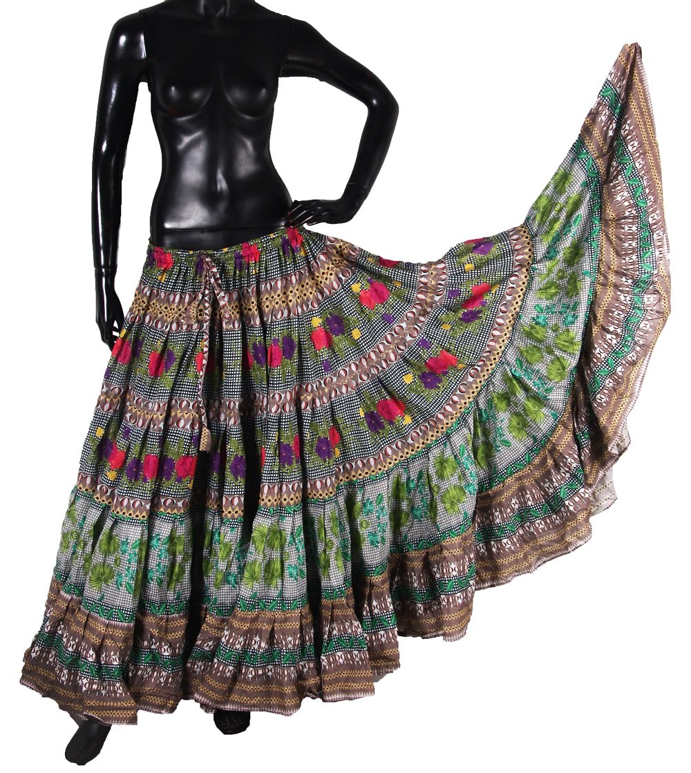 Digital Printed Skirt GREEN WLS