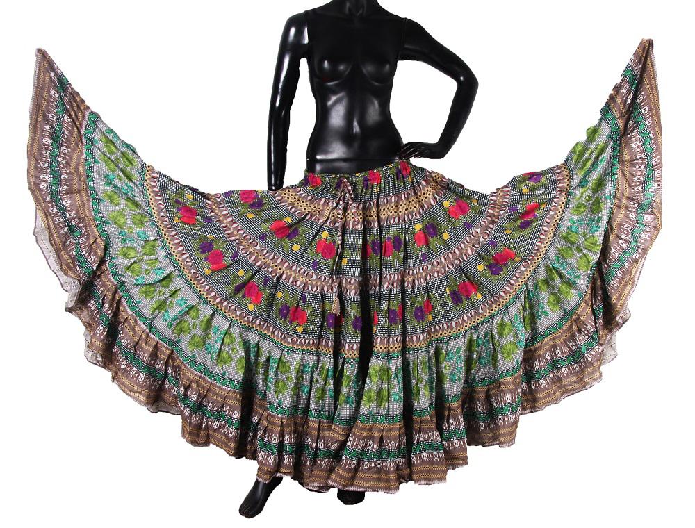 Digital Printed Skirt GREEN