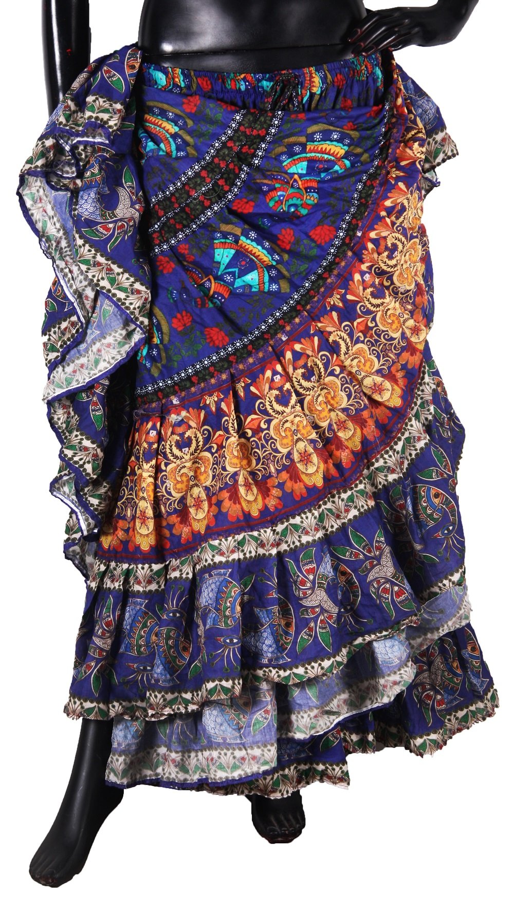 Digital Printed Skirt PEACOCK WLS