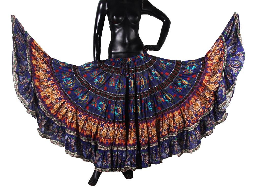 Digital Printed Skirt PEACOCK