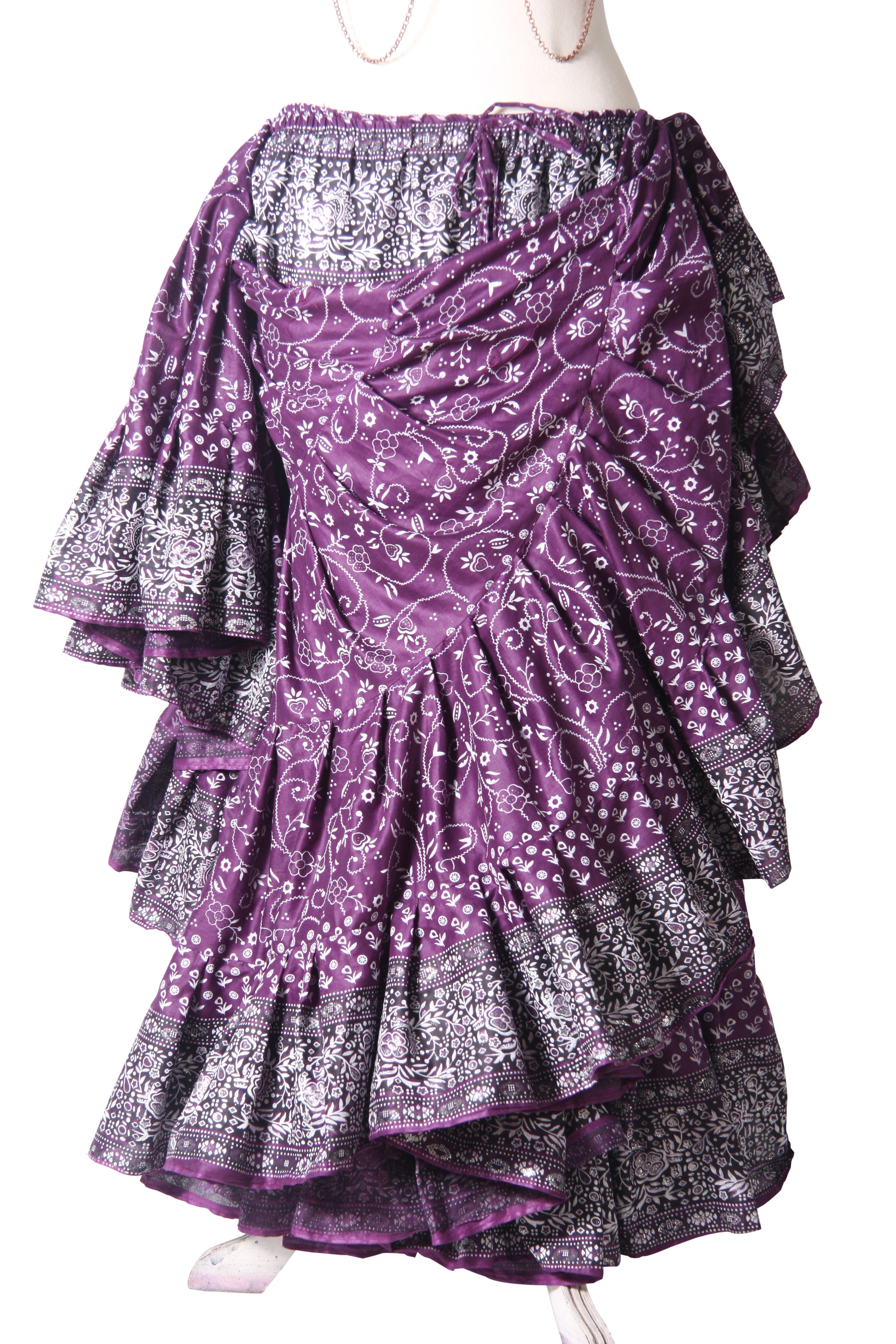 Jodha Maharani Skirt Purple WLS