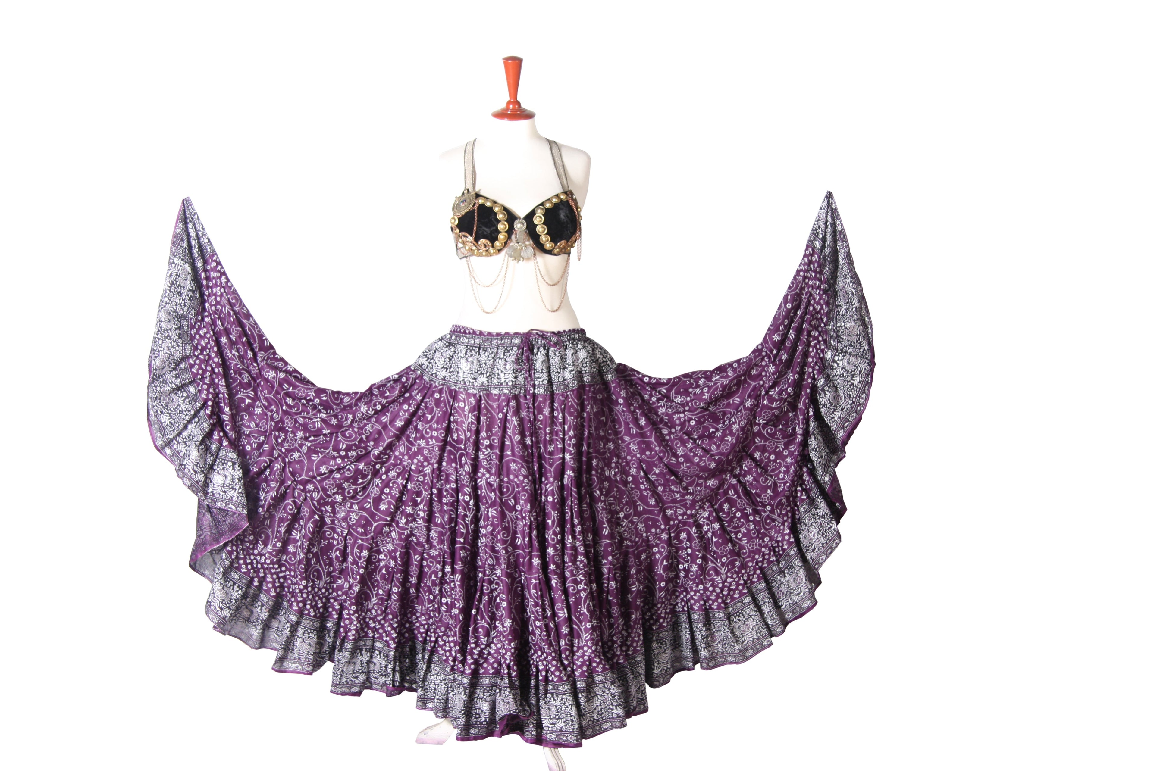 Jodha Maharani Skirt Purple WLS