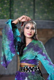 Lurex marble tie dye batik top #3 WS