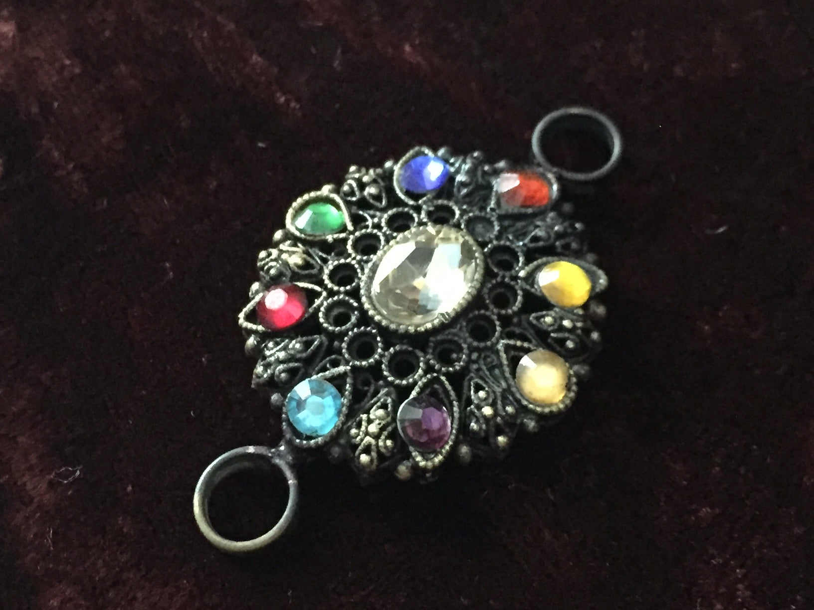 Brass Brooch / Jewel DIY 6pcs Packing