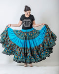 Printed Skirt Blue