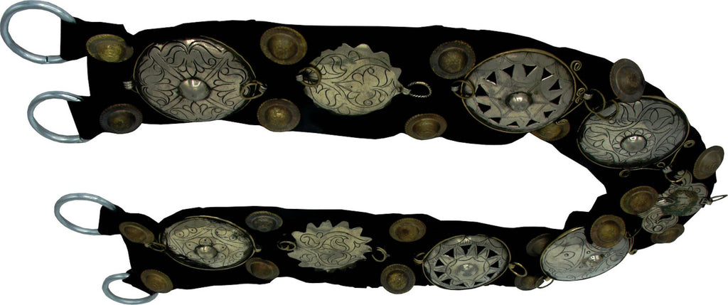 Tribal Kuchi Metal Medallion Belt WS