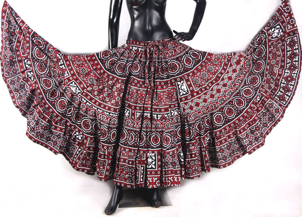 Block print Skirt AJRAK