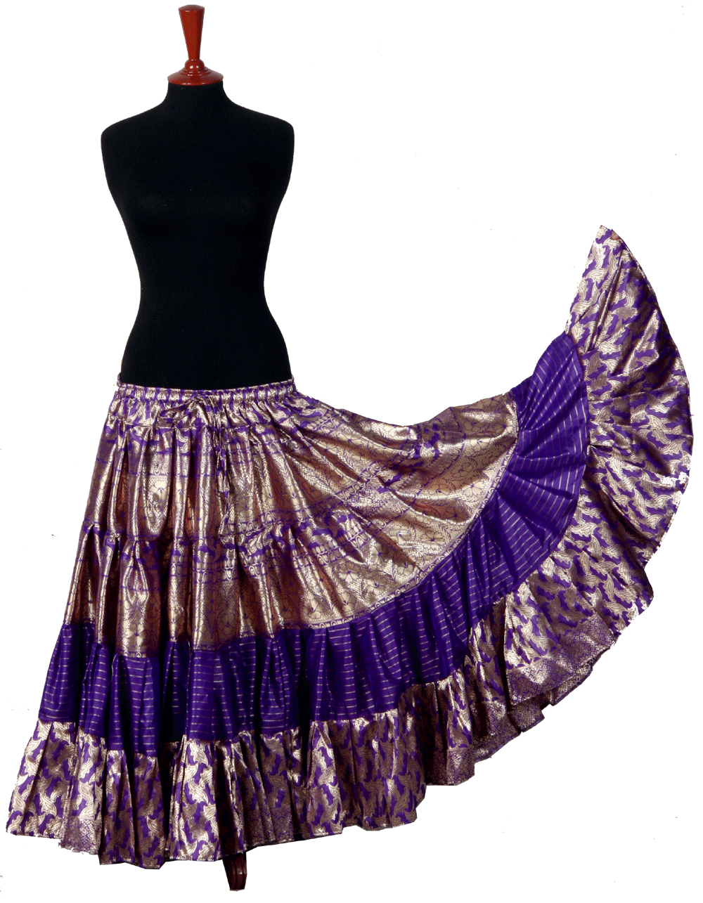Purple banarsi skirt WLS
