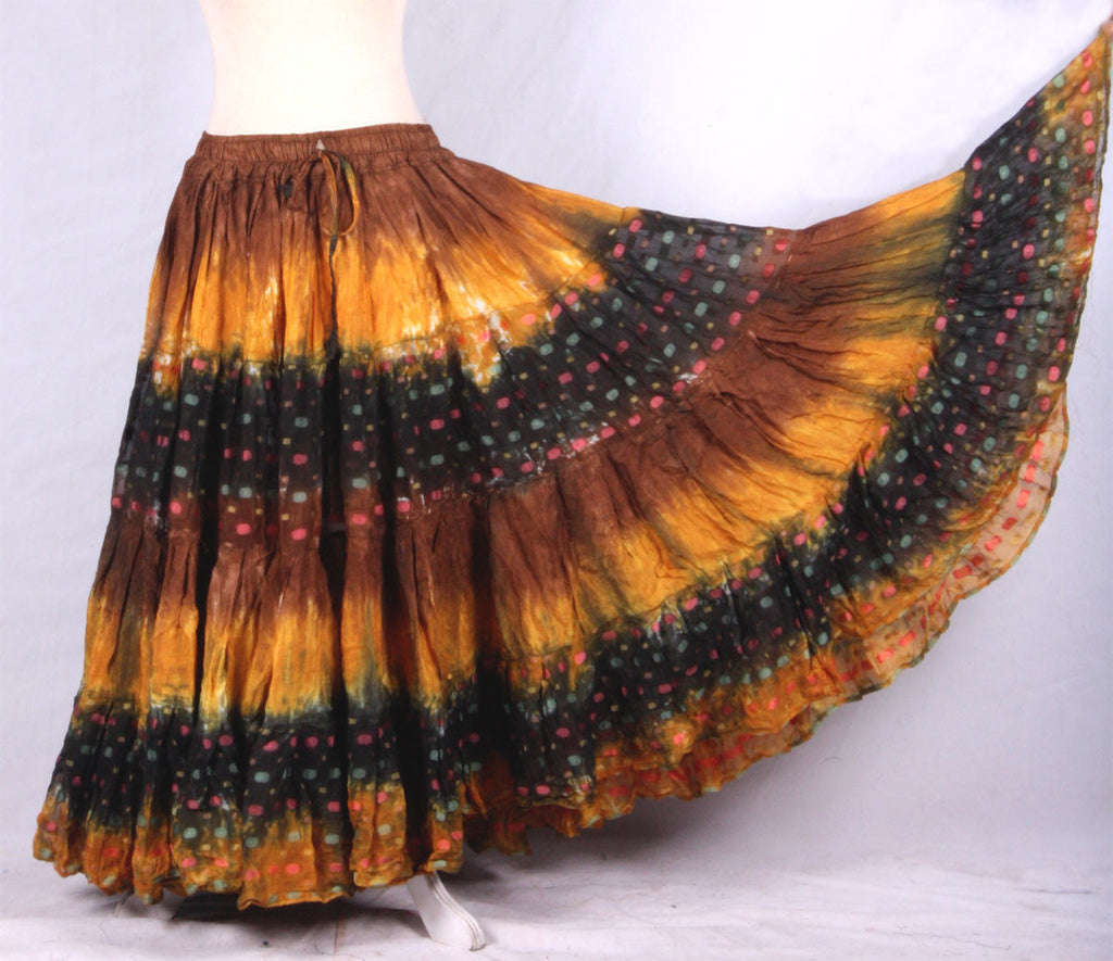 Batik Bindi skirt mustard WLS