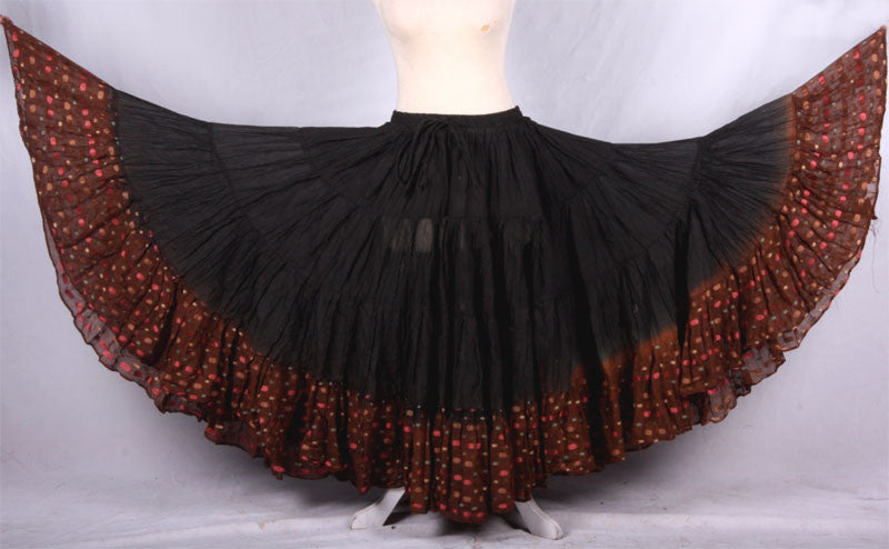 Multi Bindi Border Skirt
