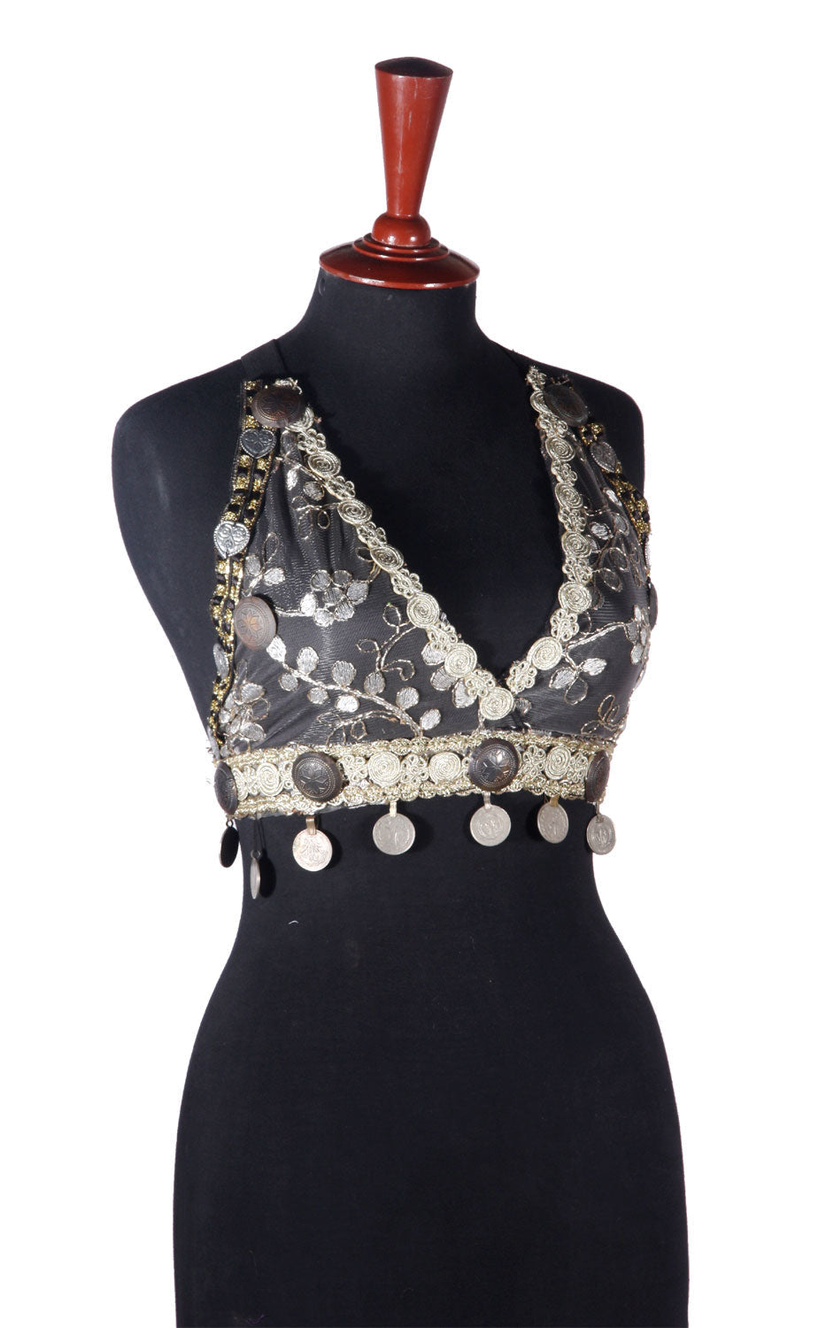 Tribal Coin Halter Top WS
